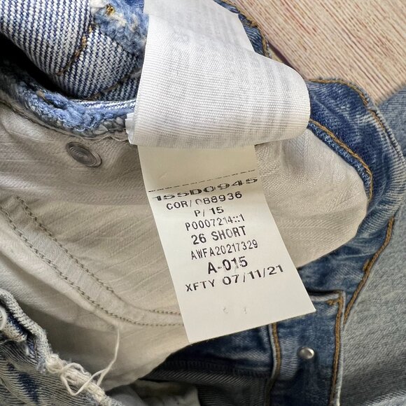 Abercrombie & Fitch The 90s Straight High Rise Jeans Size 26 Light Wash Vintage - Picture 3 of 8